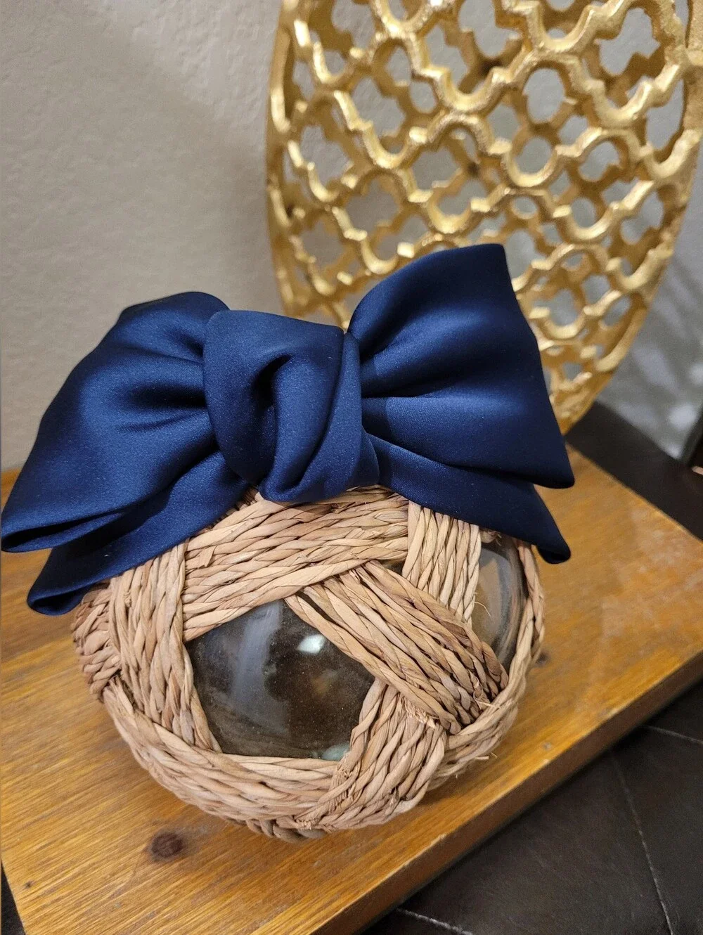 Free People Navy Bow Headband